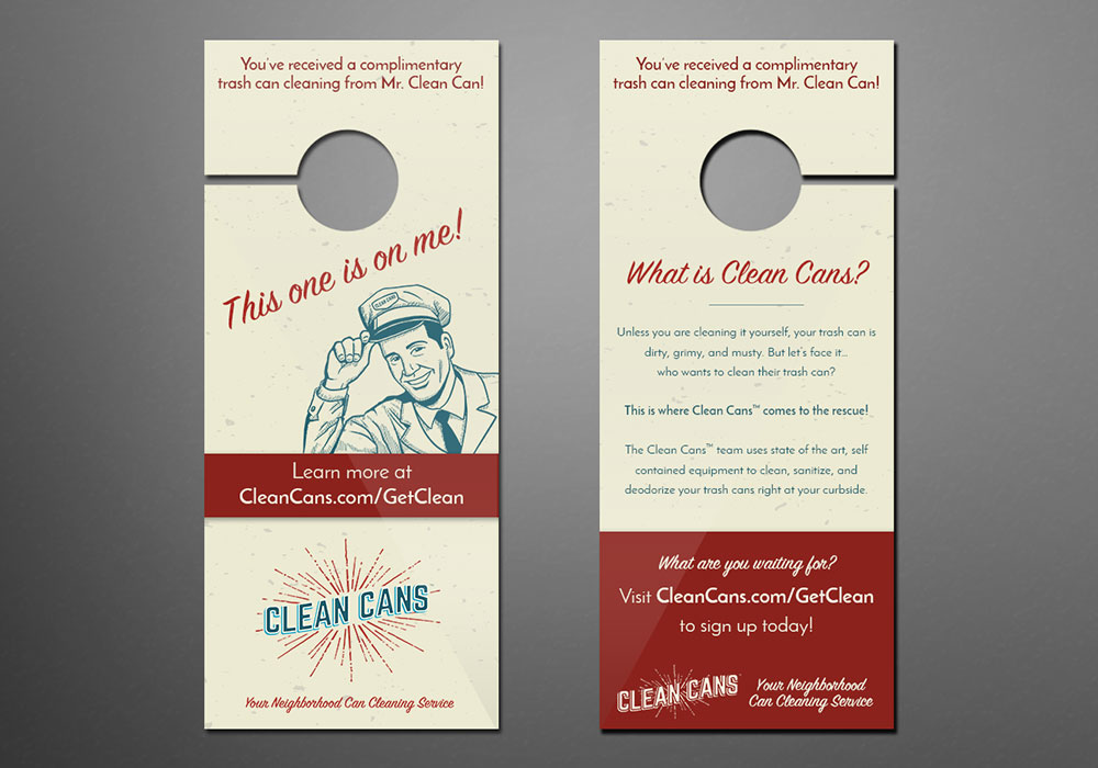 Hang Tag Design - Clean Cans