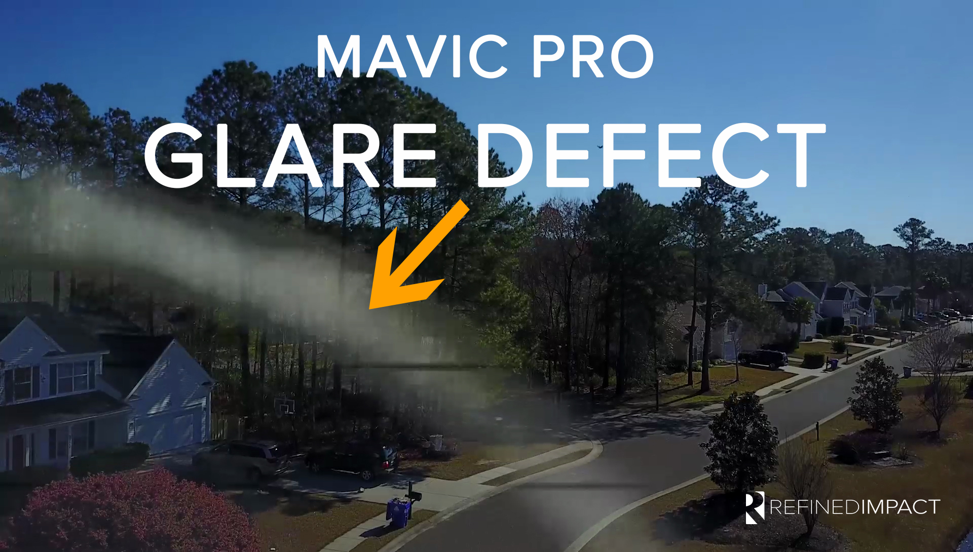 Mavic Pro Glare Defect